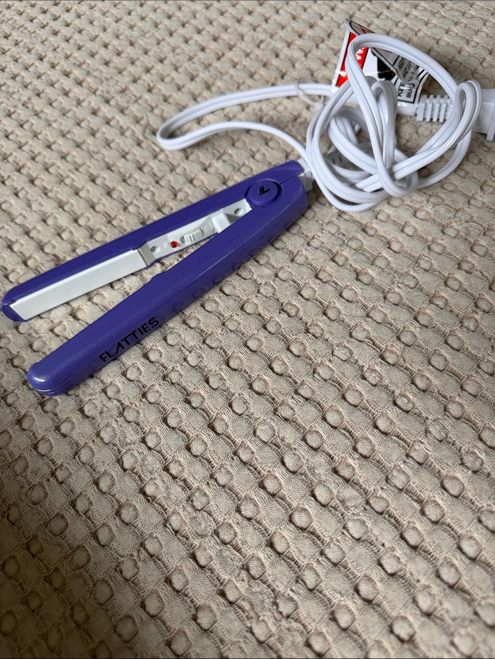 Purple Mini Hair Straightener - Compact Travel Flat Iron